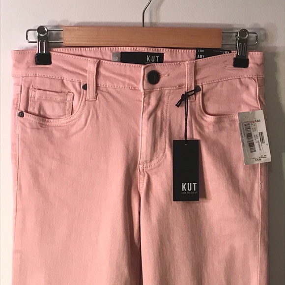 Kut from the Kloth Amy crop straight leg jeans - Picture 4 of 9